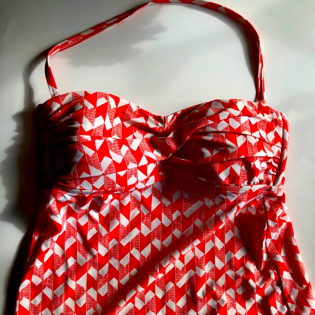 2/$12 Vintage Style Swim Top